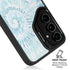 Blue and White Tie Dye Galaxy S25 Kickstand Case
